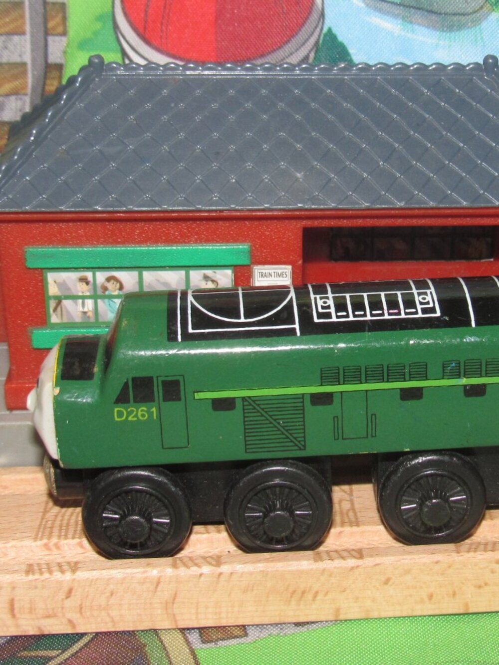 Thomas Wooden Railway Train Track Engine D261 Diesel